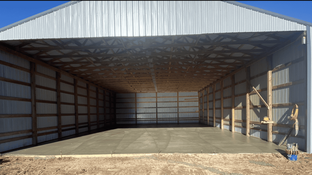concrete for barn brainerd