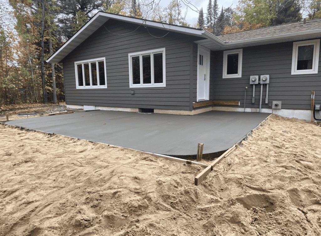 concrete patio brainerd