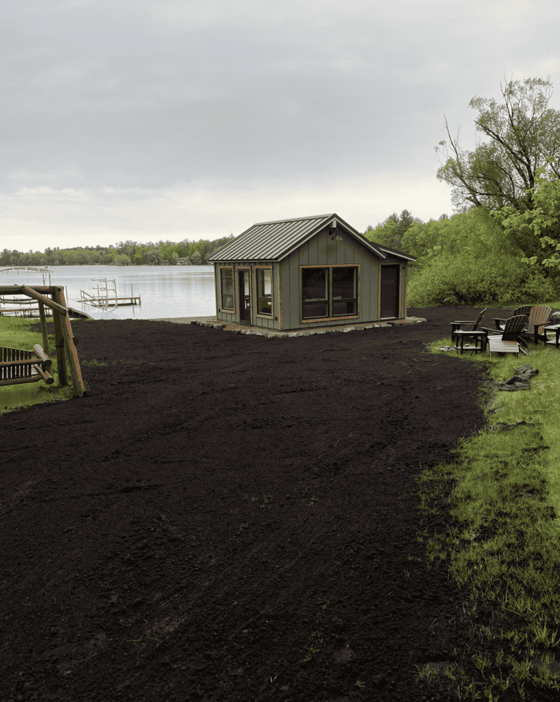 landscaping lakefront pequot lakes